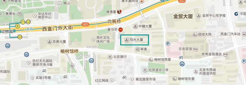 阳光大厦地图